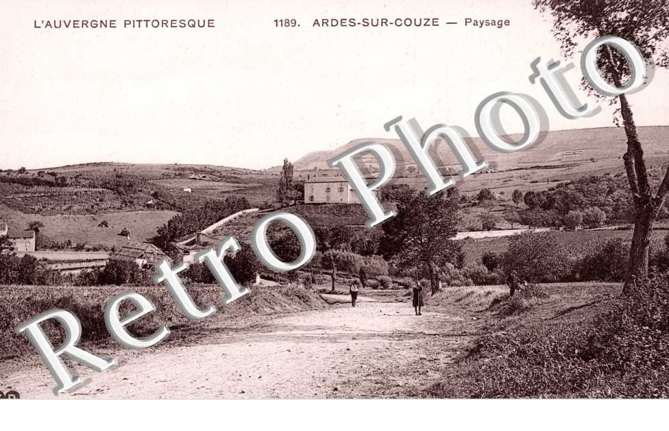 Ardes-sur-Couze, Paysage