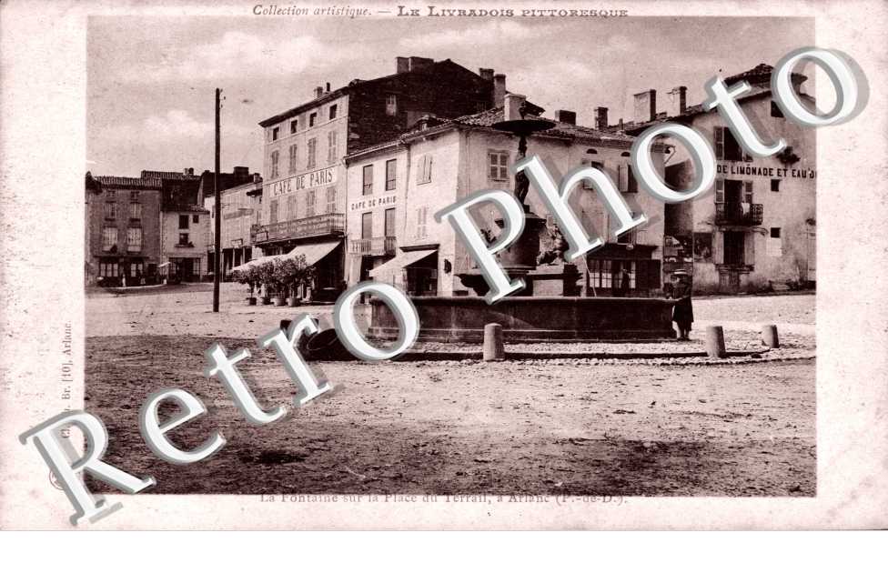 La Fontaine sur la Place du Terrail
