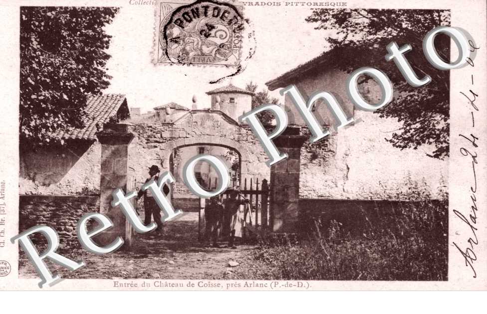 Entree du chateau de Coisse