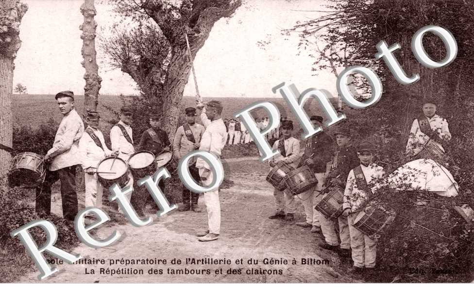 Ecole Militaire Preparatoire de l'Arrtillerie et du Genie, la Repetition des Tambours et des Clairons