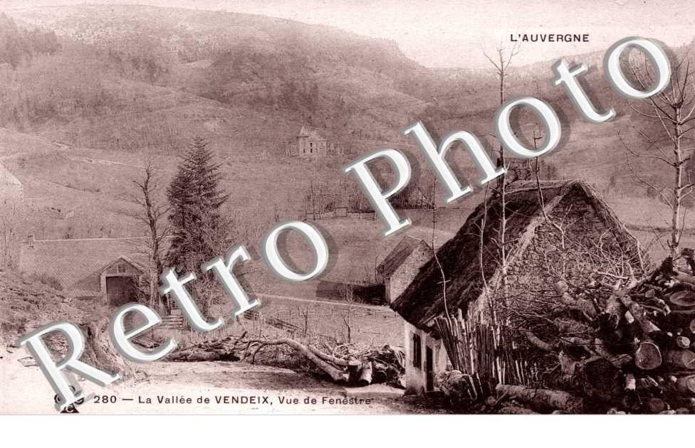 la vall de Vendeix , vue de Fenestre