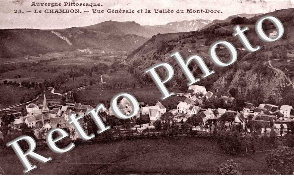 Vue Generale et la vallee du Mont Dore