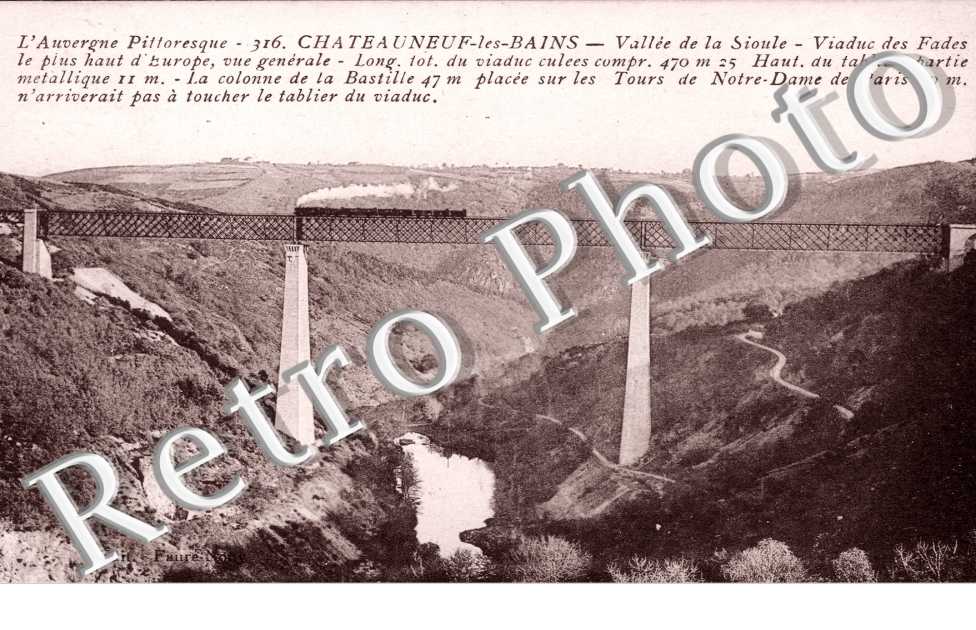 Vallee de la Sioule, Viaduc des Fades