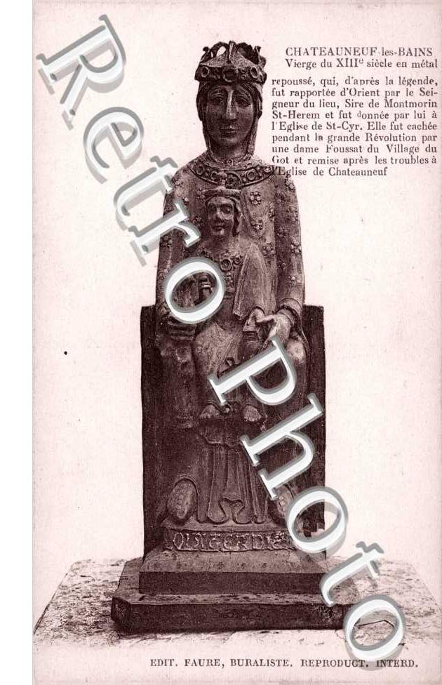 Vierge du XIIIeme en Metal