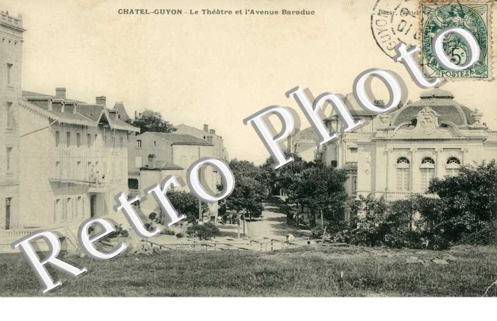 Le Theatre et l'Avenue de Baraduc