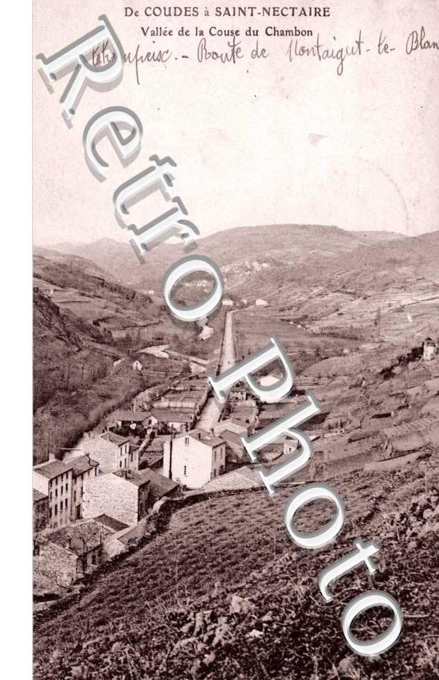 Vue generale, Vallee de la Couse du Chambon
