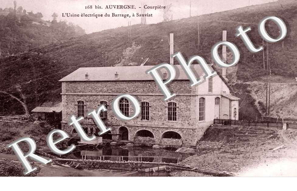 l&#039;usine electrique du Barrage a Sauviat