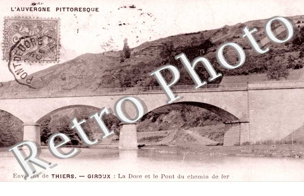 la Dore et le pont du chemin de fer