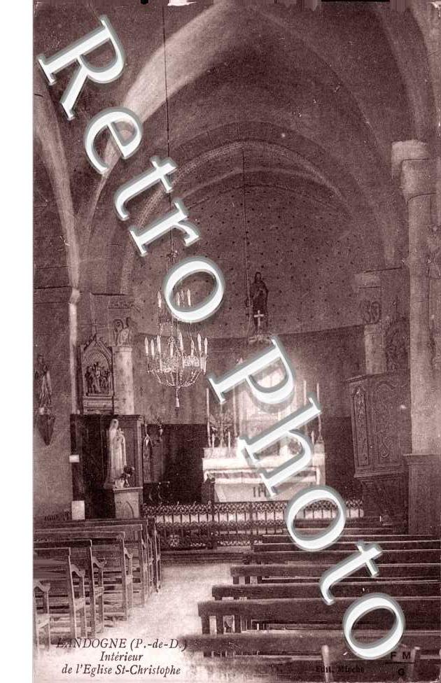 Intérieur de l&#039;église Saint Christophe