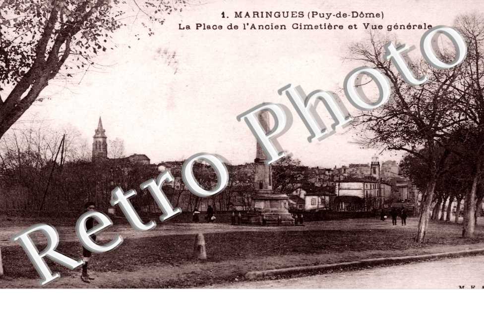 place de l&#039;ancien cimetiere et vue general