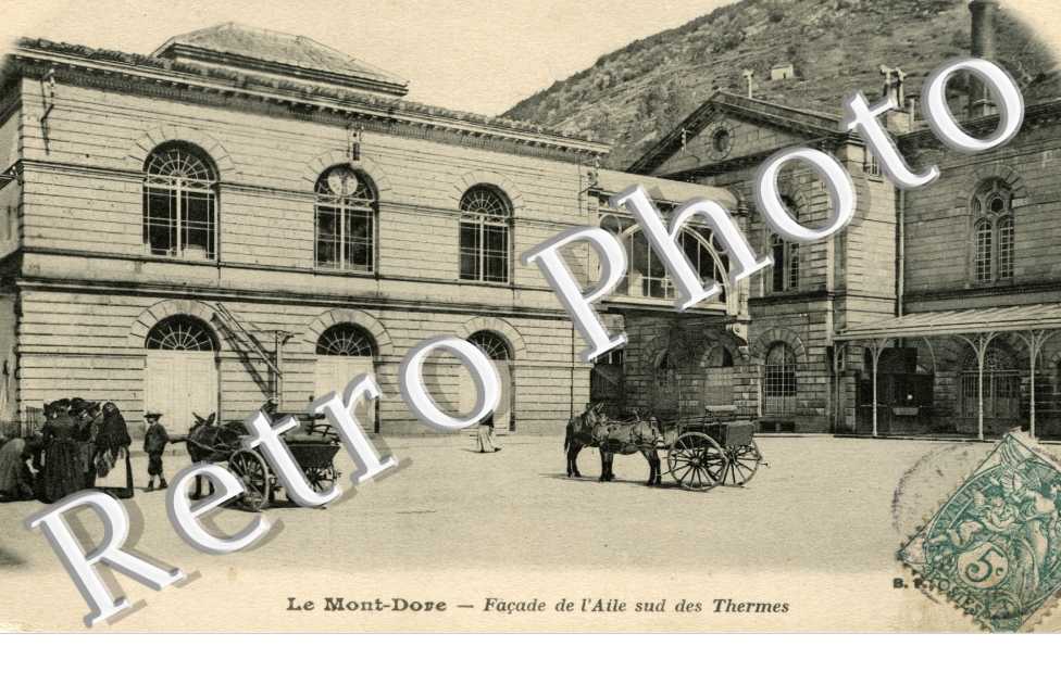 Facade de l'aile sud des thermes