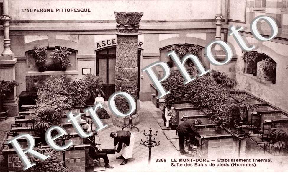 l'etablissement Thermal - la salle des bains de pieds