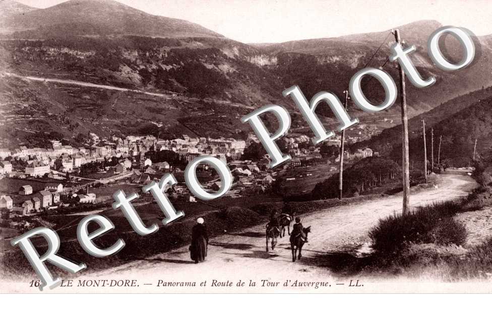 Panorama et route de la Tour d'Auvergne
