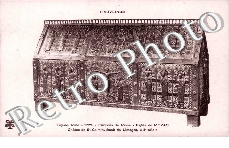 eglise de Mozac. Chasse de Calmin de Limoges