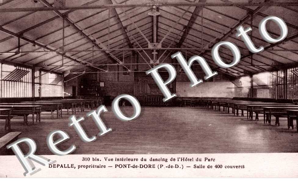 vue interieure du dancing de l&#039;hotel du parc, Depalle proprietaire - Pont de Dore