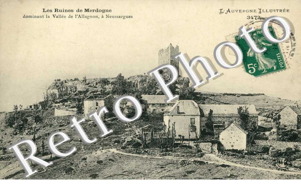 les ruines de Merdogne