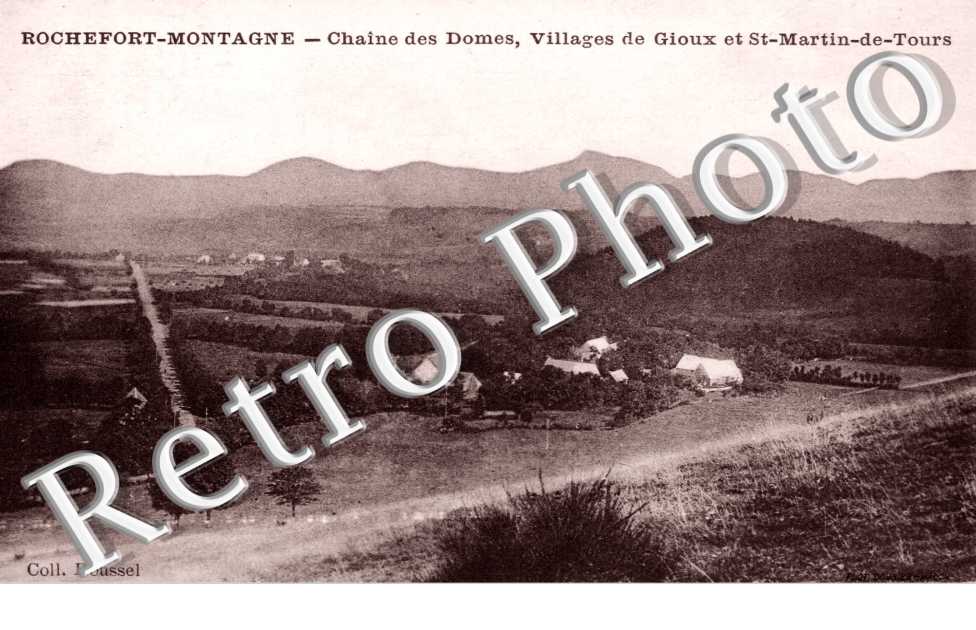 Chaines des Domes, Village de Gioux et Saint Martin de Tours