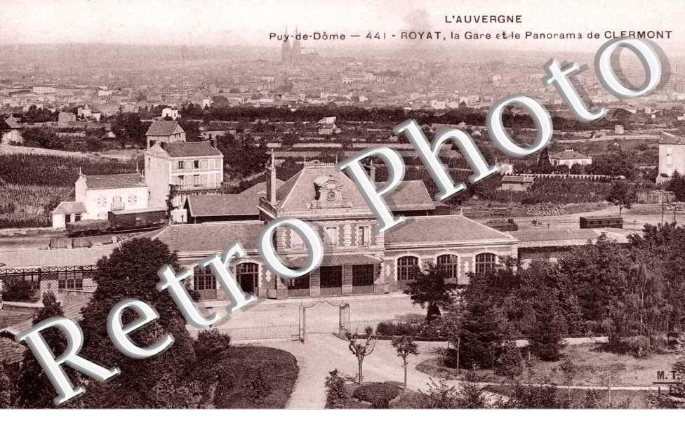 la Gare et le Panorama de Clermont