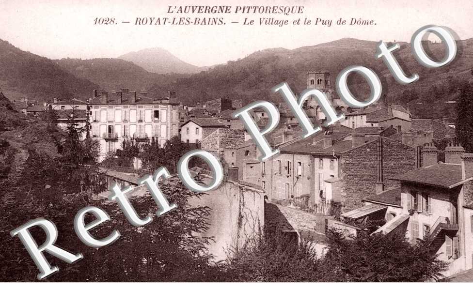 le Village et le Puy de Dome