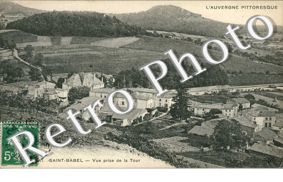 Vue prise de la Tour
