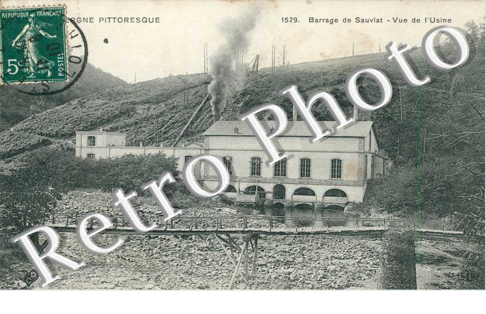 Barrage, Vue de l&#039;usine