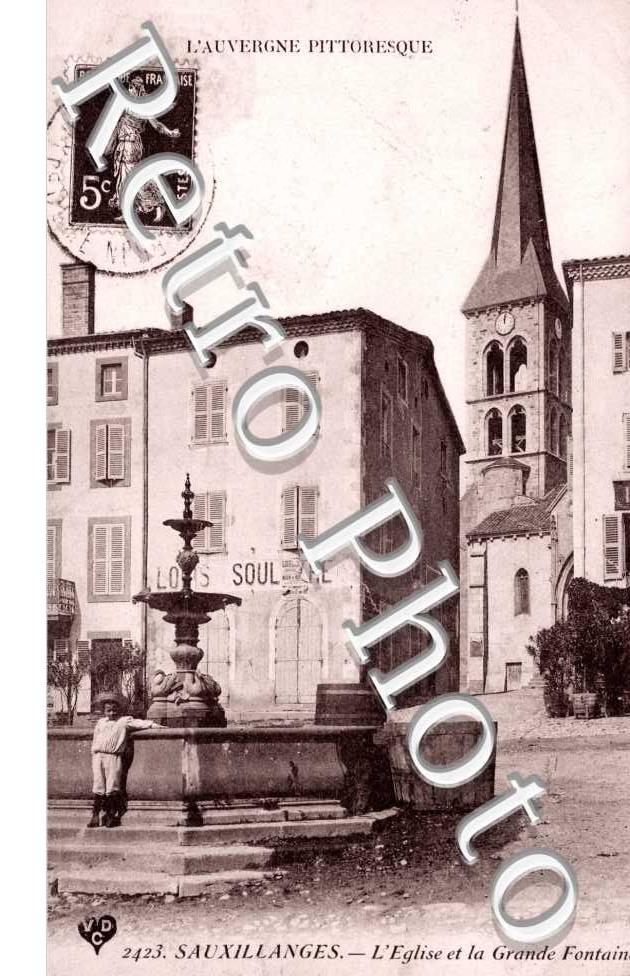 l&#039;Eglise et la Grande Fontaine