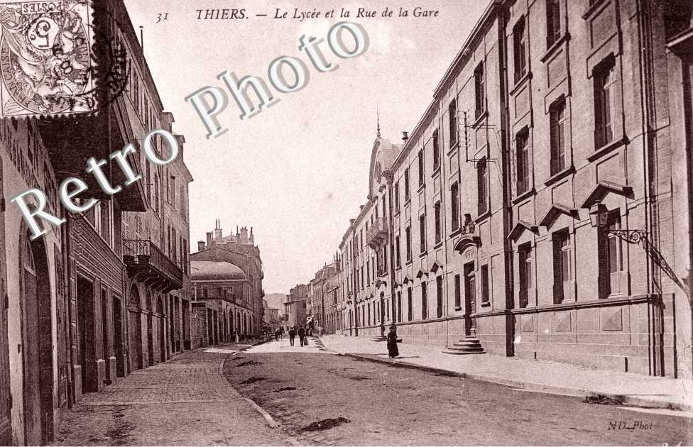 Lycee et Rue de la Gare