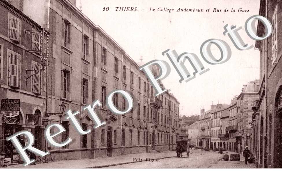 Le College Audembrun et Rue de la Gare