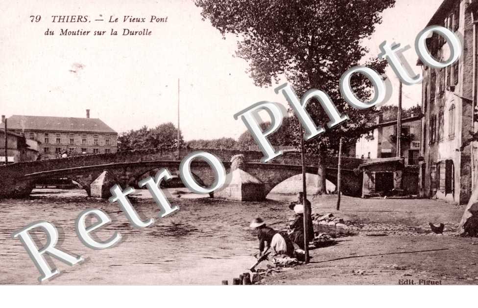 Le Vieux Pont du Moutier sur la Durolle