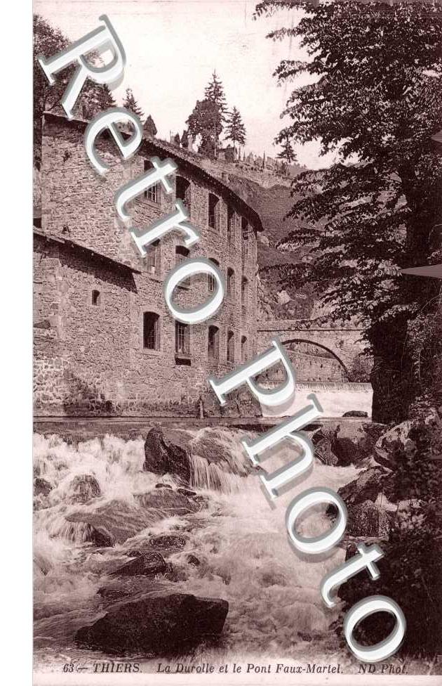 La Durolle et le pont Faux Martel