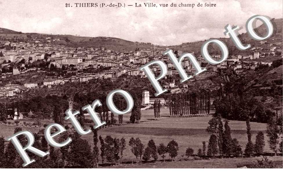 La Ville vue du Champ de Foire