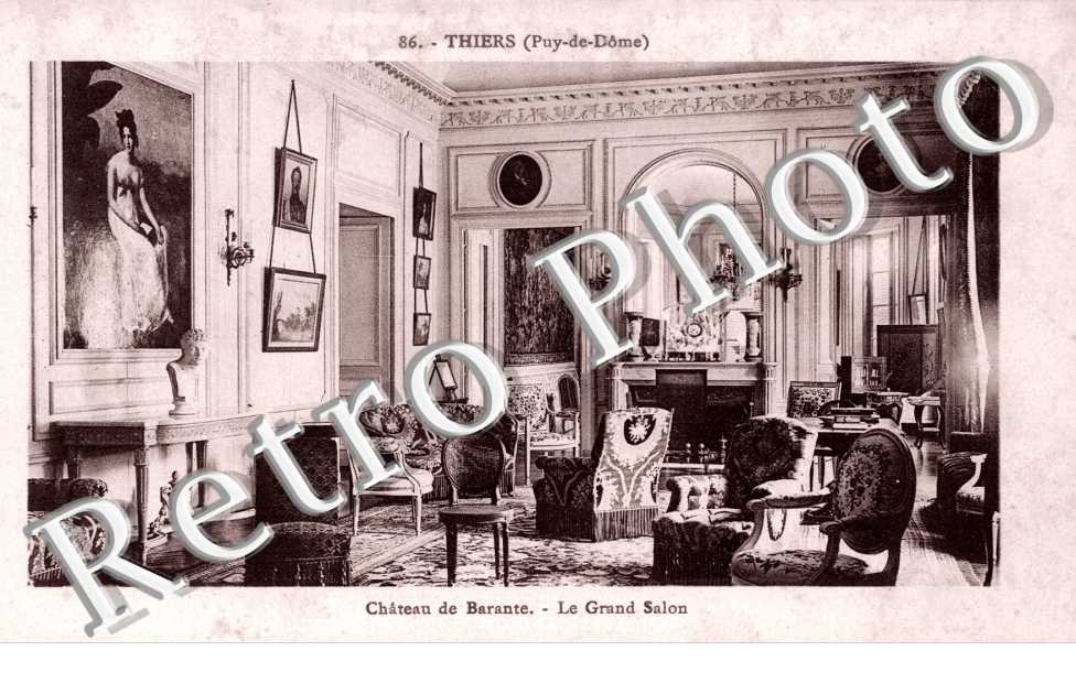 le Chateau de Barante - le Grand Salon