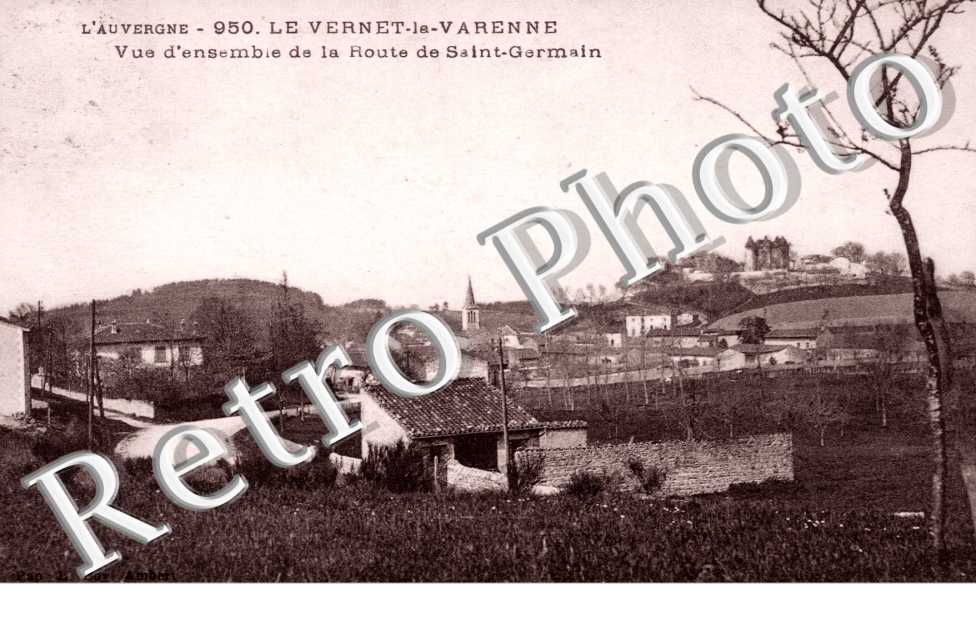 Vue generale et Route de Saint Germain