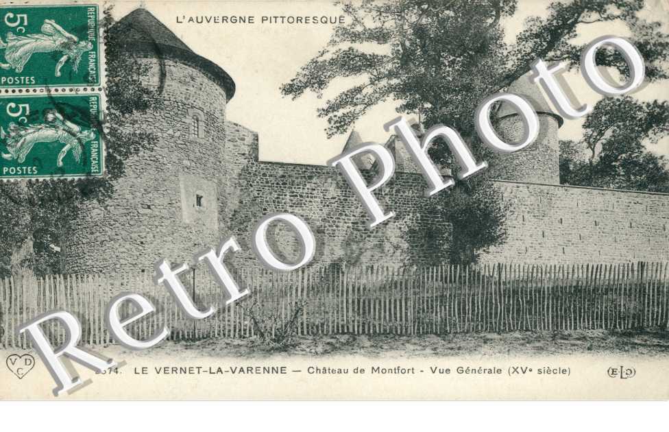 Vue générale du château de Montfort