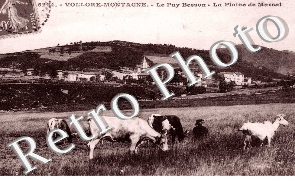 le Puy Besson, la Plaine de Marsal