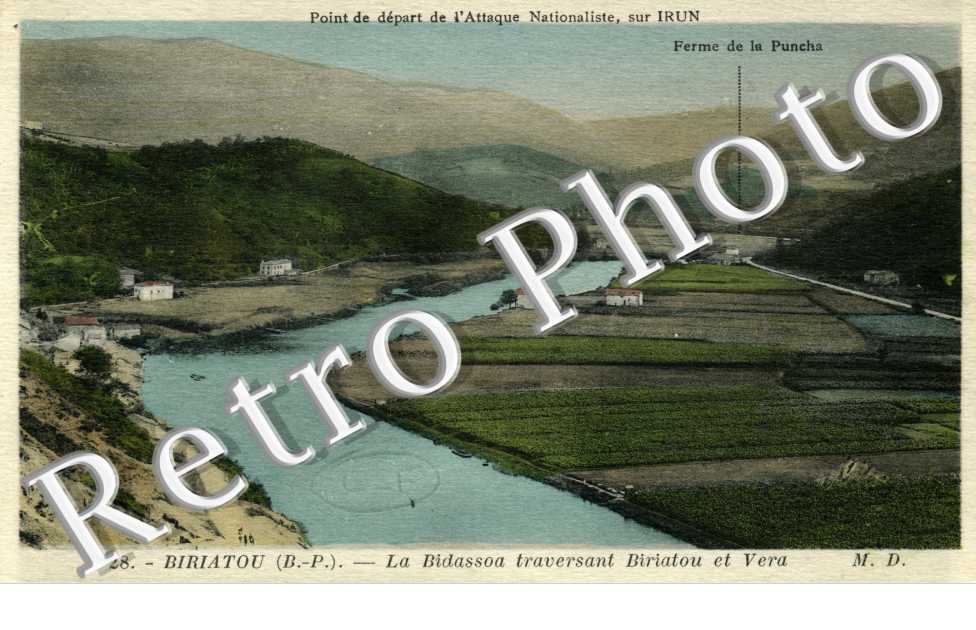 La bidassoa traversant Biriatou et Vera