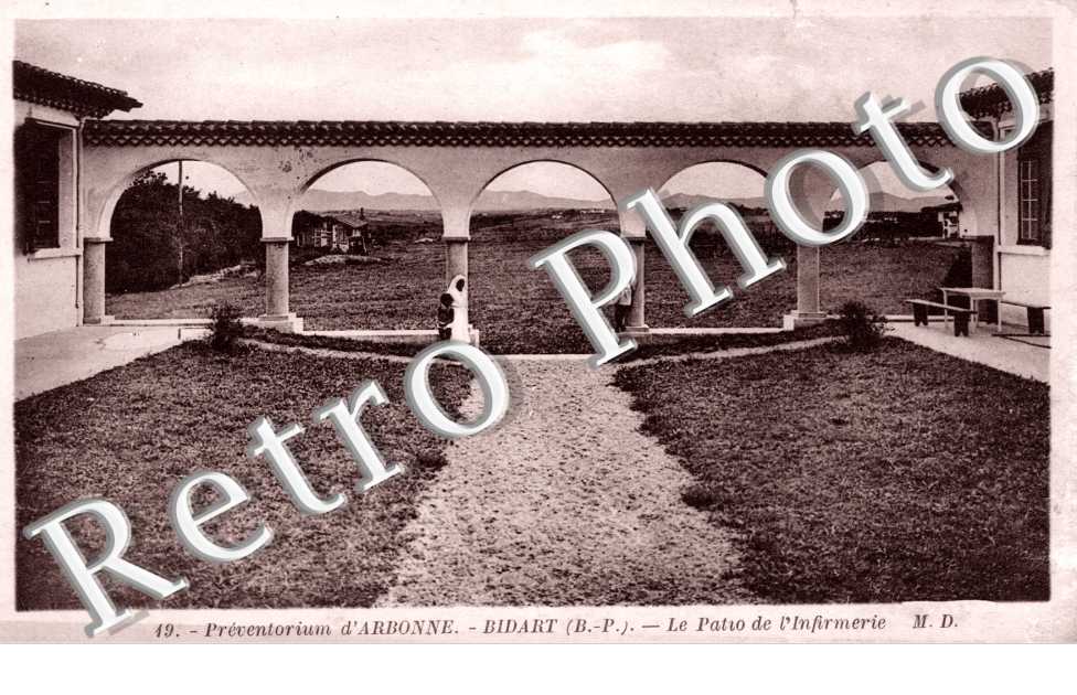 Préventorium d'Arbonne, le Patio de l'infirmerie