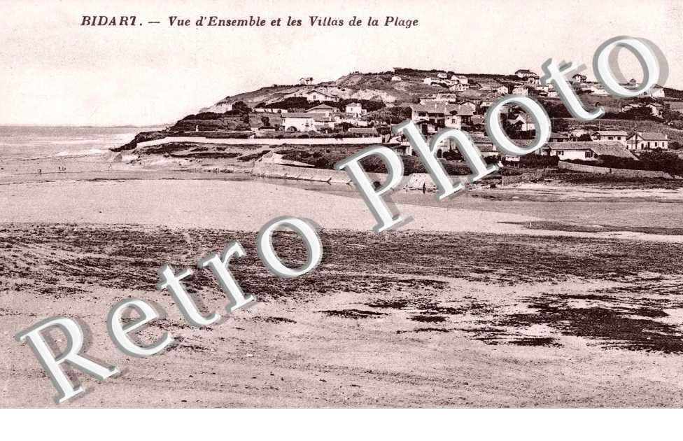 Vue generale et les Villas de la Plage