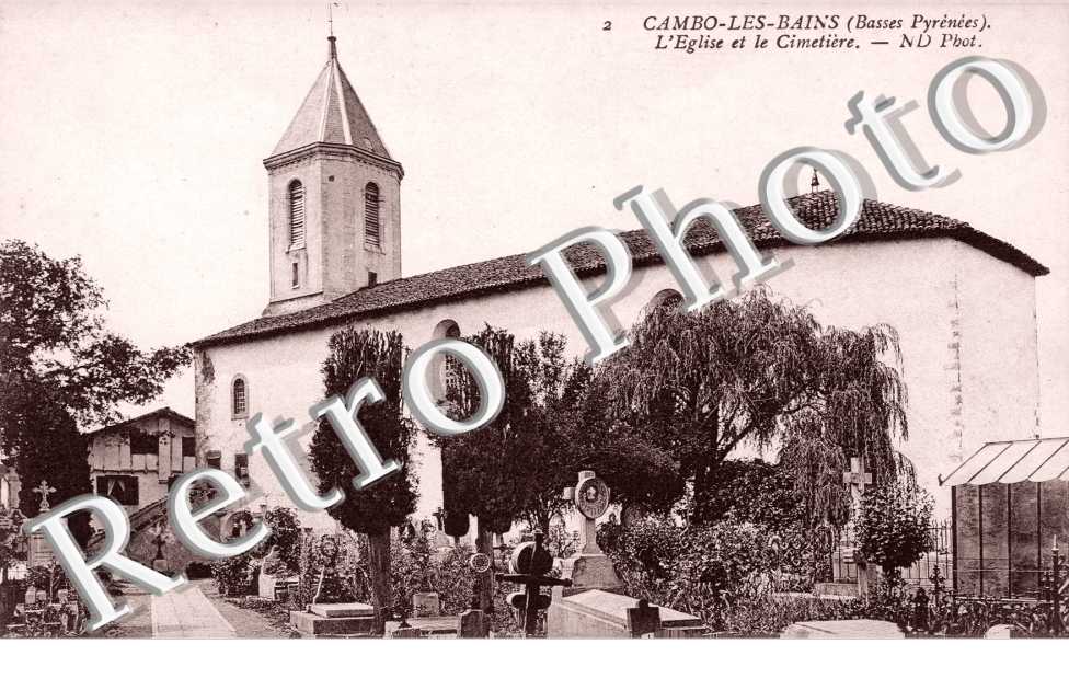 l&#039;eglise  et le Cimetiere