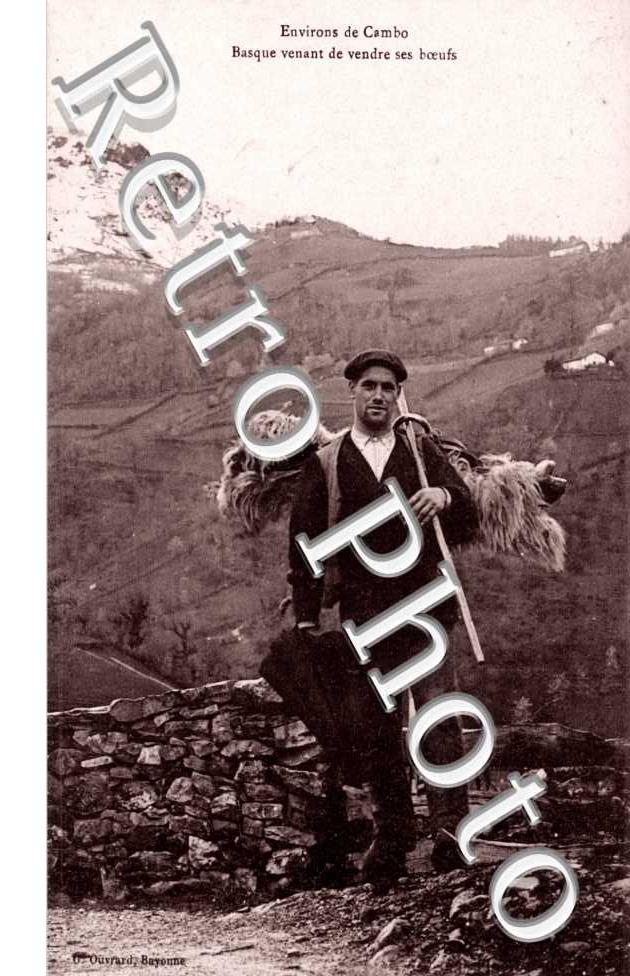 Basque venant de vendre ses boeufs