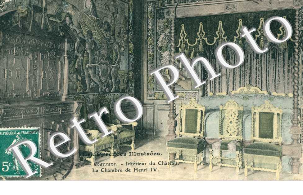 Interieur du Chateau, la Chambre Henri IV