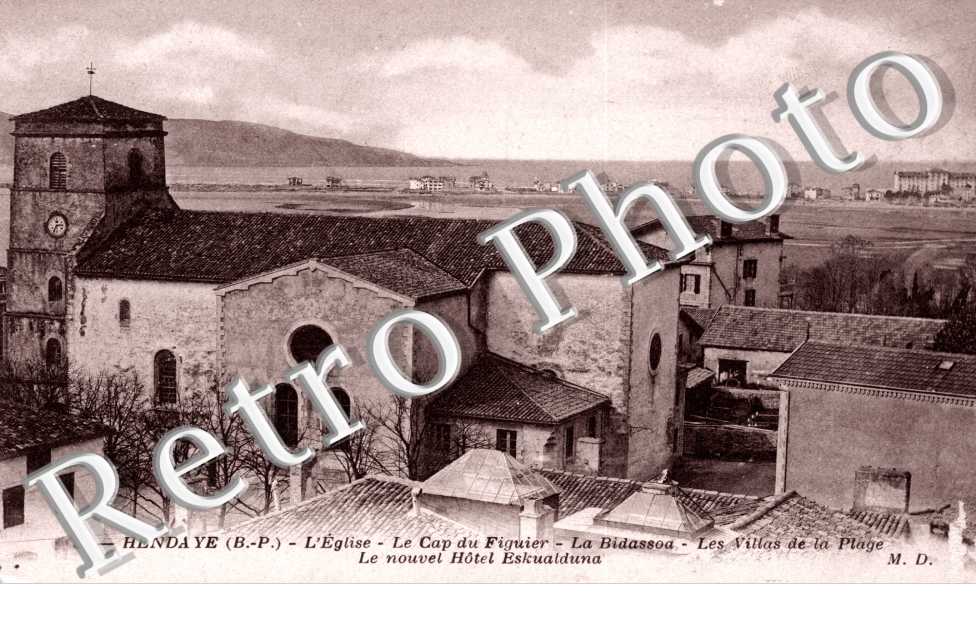 L&#039;eglise - cap du Figuier - bidassoa