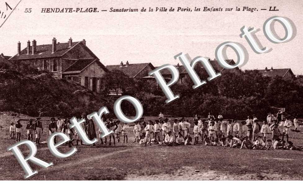 sanatorium de la Ville de Paris , les enfants sur la plage