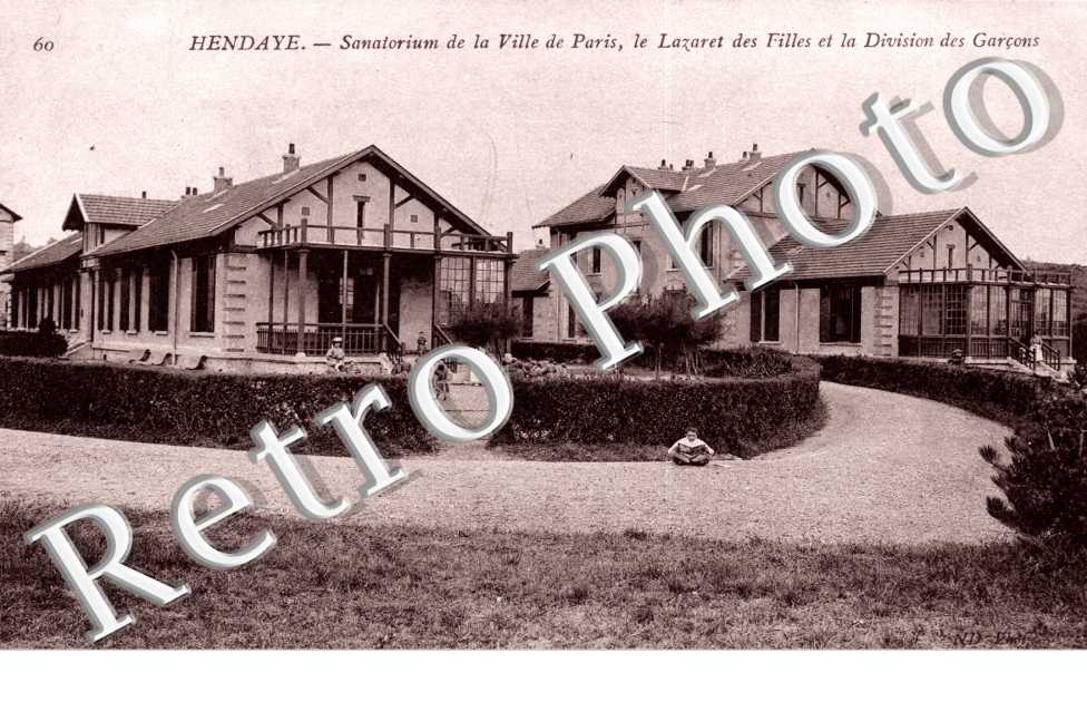 Sanatorium de la villede Paris - Le lazaret des filles et la division des garcons
