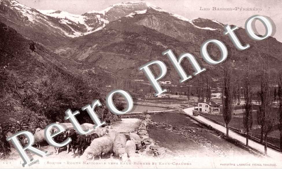 Route nationale et eaux-Chaudes