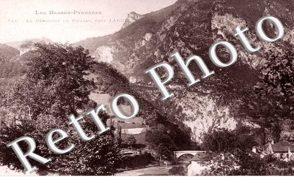 Eaux-Chaudes - Le debouche du Hourat