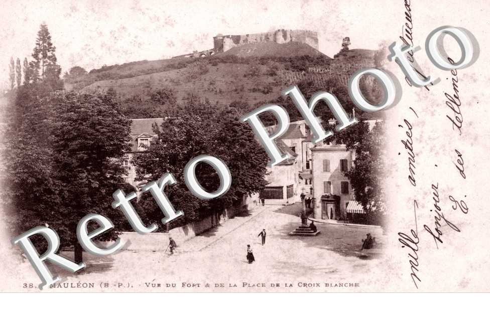 Vue du Fort et de la Place de la Croix Blanche