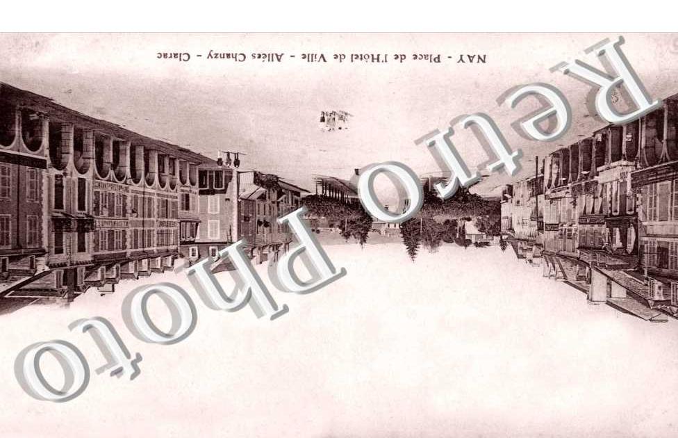Place de l&#039;hotel de ville - allee Chanzy - Clarac