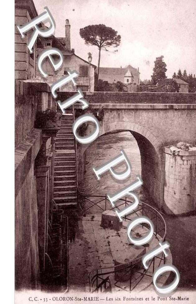 Les Six Fontaines et le Pont Sainte Marie