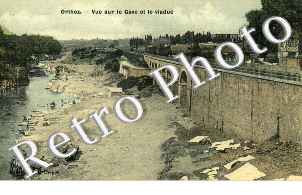 Vue sur le Gave et le Viaduc